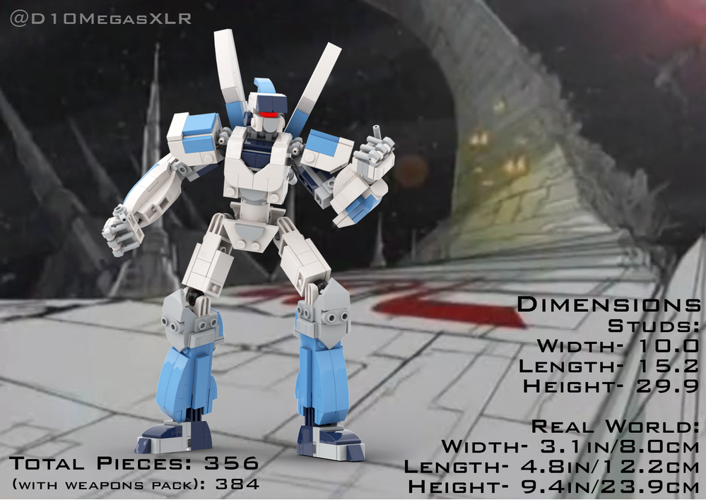 LEGO MOC-204837 Kiva's Mech (with Weapons Pack) by D10MegasXLR