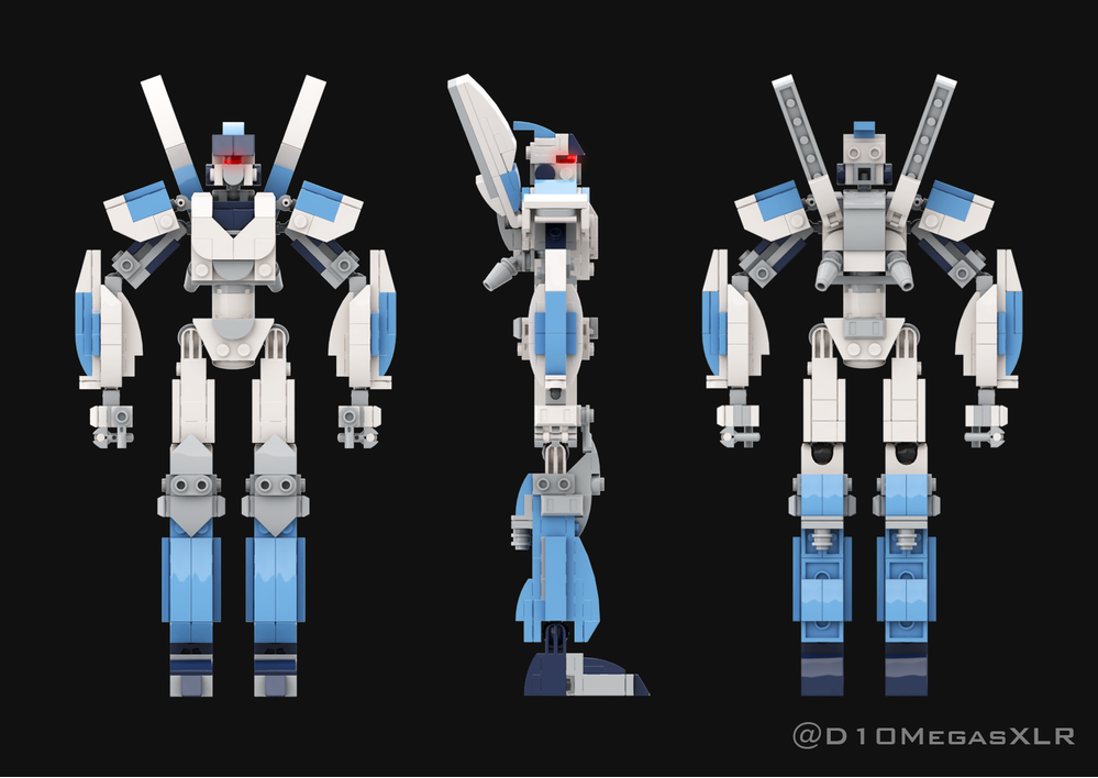 LEGO MOC-204837 Kiva's Mech (with Weapons Pack) by D10MegasXLR