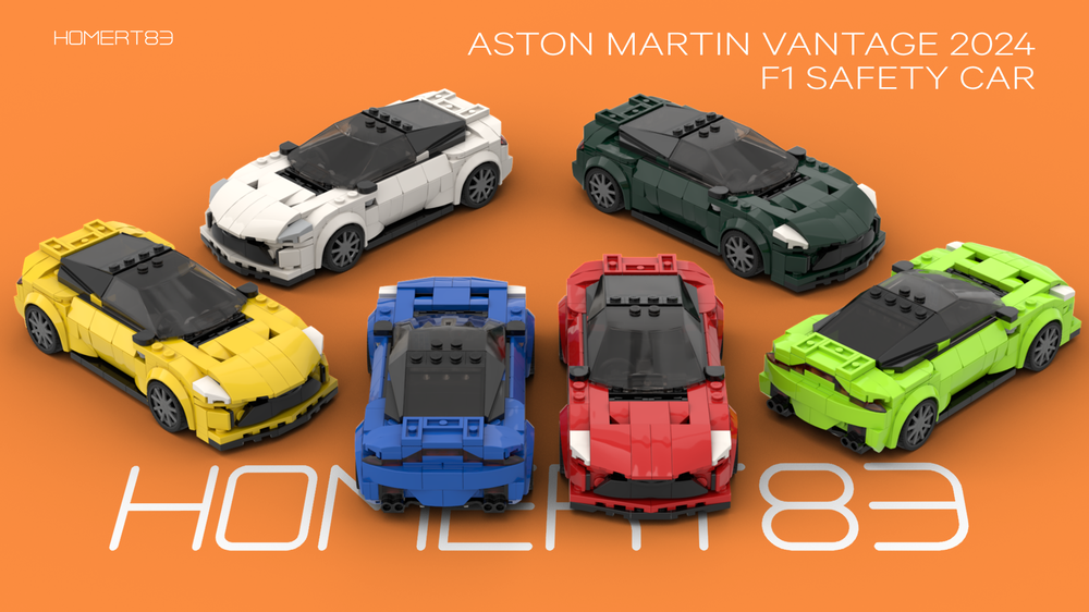 LEGO MOC Aston Martin Vantage 2024 by homert83 Rebrickable Build