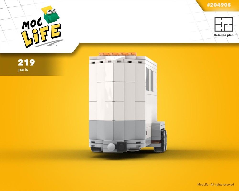 LEGO MOC-204905 Horse trailer by MocLife | Rebrickable - Build with LEGO