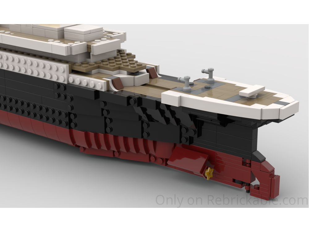 LEGO MOC-205042 RMS Titanic (1:336) by james_0609 | Rebrickable - Build ...