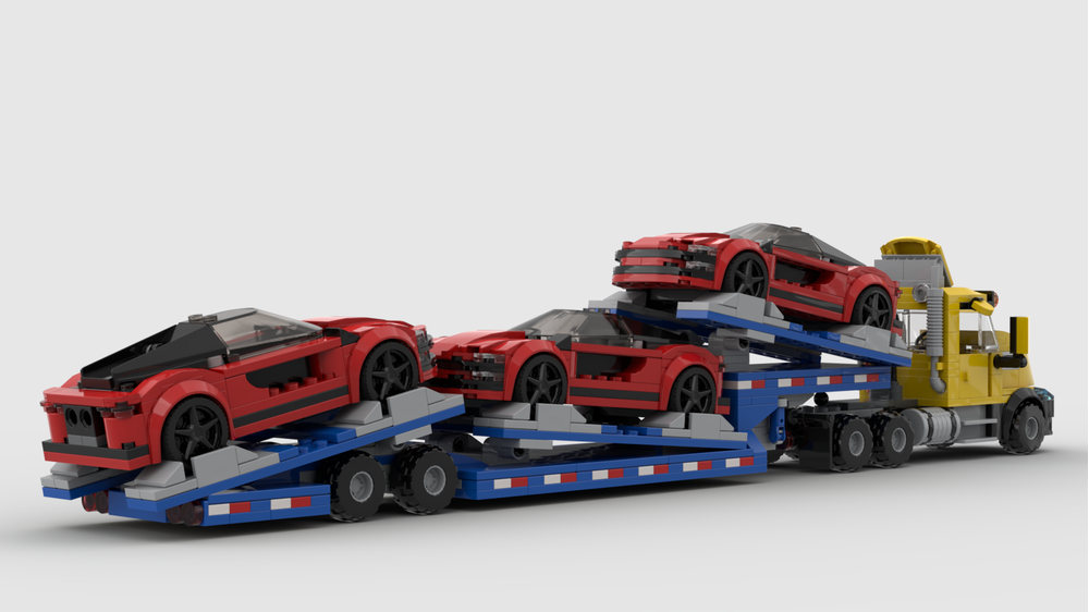 LEGO MOC-205112 Car transport trailer by phigeon | Rebrickable - Build ...