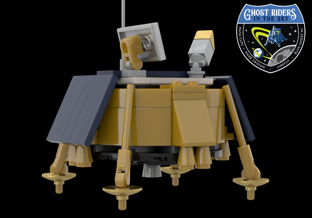 LEGO MOC-205173 Blue Ghost Lunar Lander (Ghost Riders in the Sky ...
