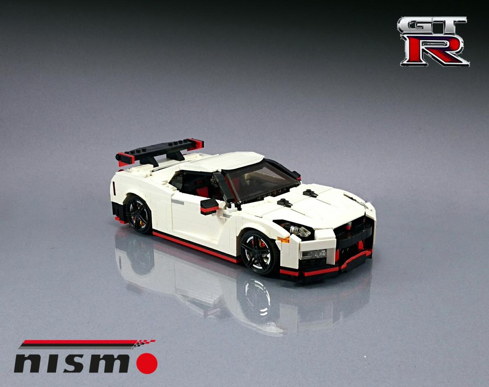 MOC Nismo Nissan GTR R35 by Rebrickable Build with LEGO