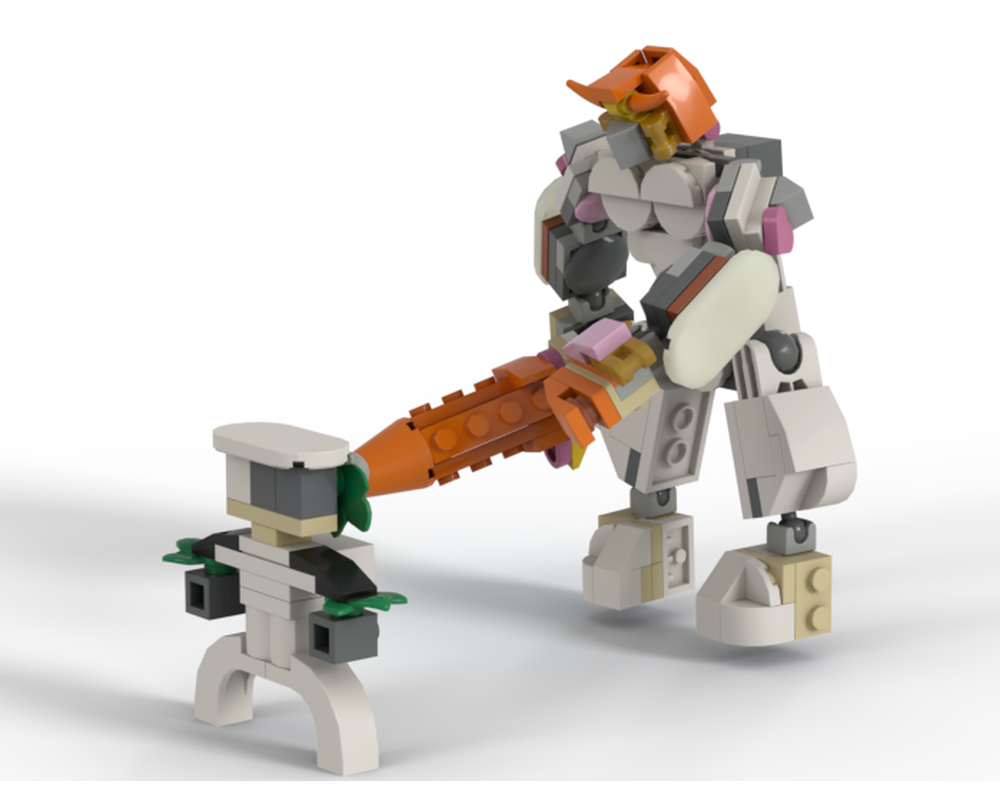 LEGO MOC Samurai Mech and Trainee. White Rabbit Alt. by trky.JRKy ...