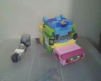 Mixel-Scale Truck & Nixel-Scale Motorbike