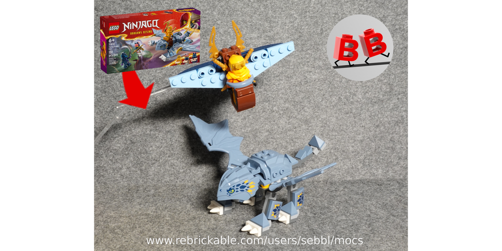 MOC-205247 71810: Baby Riyu and Ninja Glider