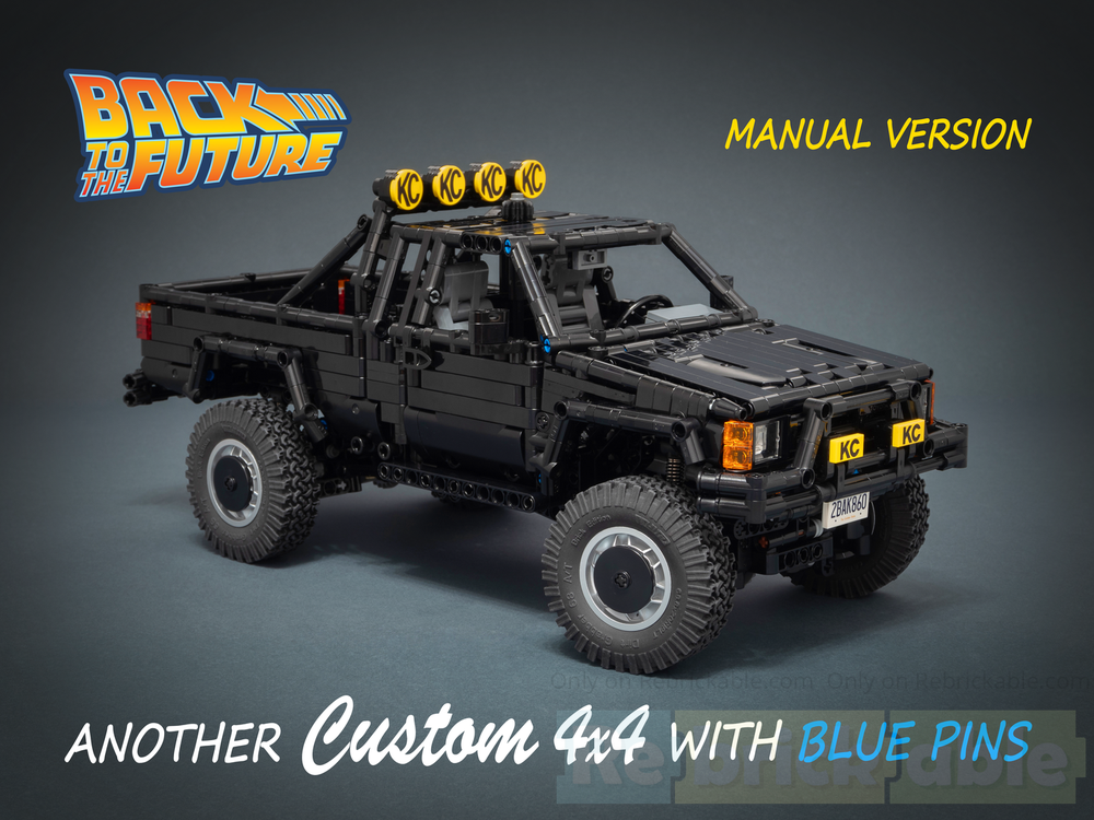 LEGO MOC 1985 Toyota 4x4 SR5 Xtracab Truck - Back to the Future