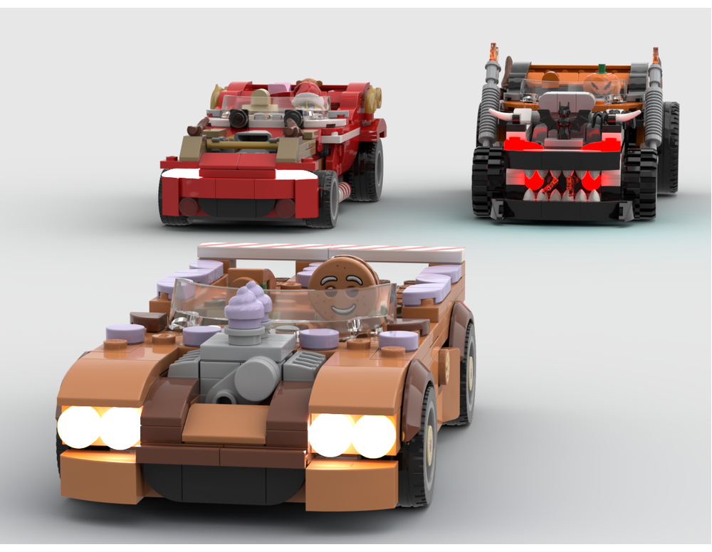 LEGO MOC Gingerbread Roadster by SpartacusPrime1 | Rebrickable