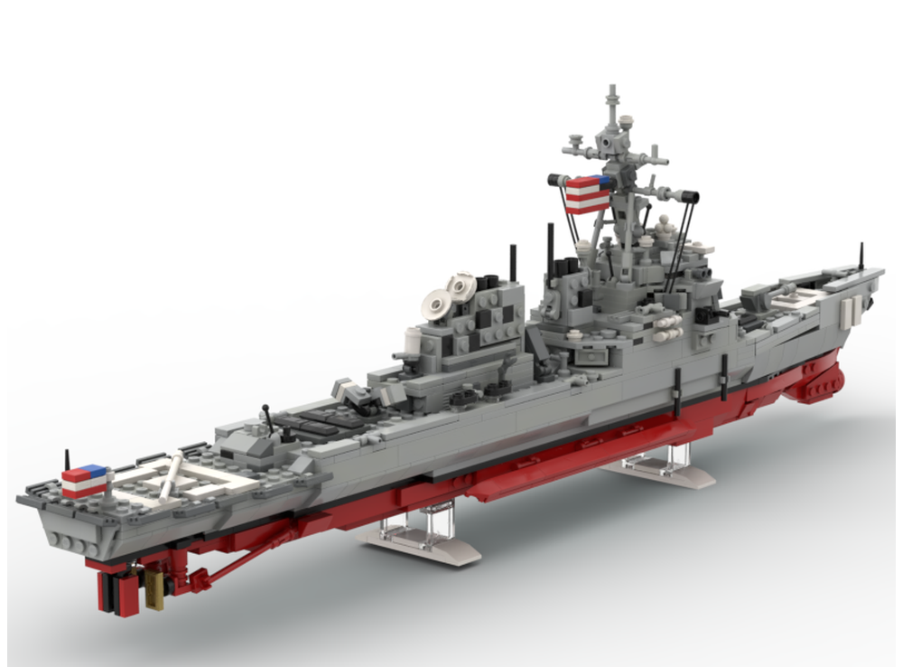 LEGO MOC-205398 DDG 51 Arleigh Burke - Flight I version by ...