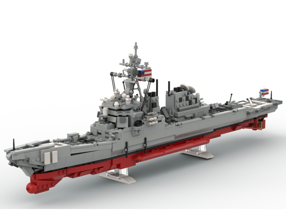 LEGO MOC-205398 DDG 51 Arleigh Burke - Flight I version by ...