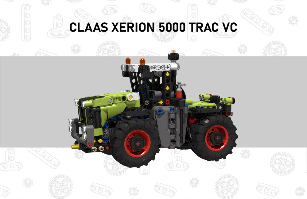 LEGO MOC CLAAS XERION 5000 TRAC VC by nguyengiangoc | Rebrickable - Build with LEGO