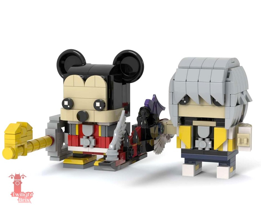 LEGO MOC Riku & King Mickey Brickeadz by Twilight Brix | Rebrickable ...