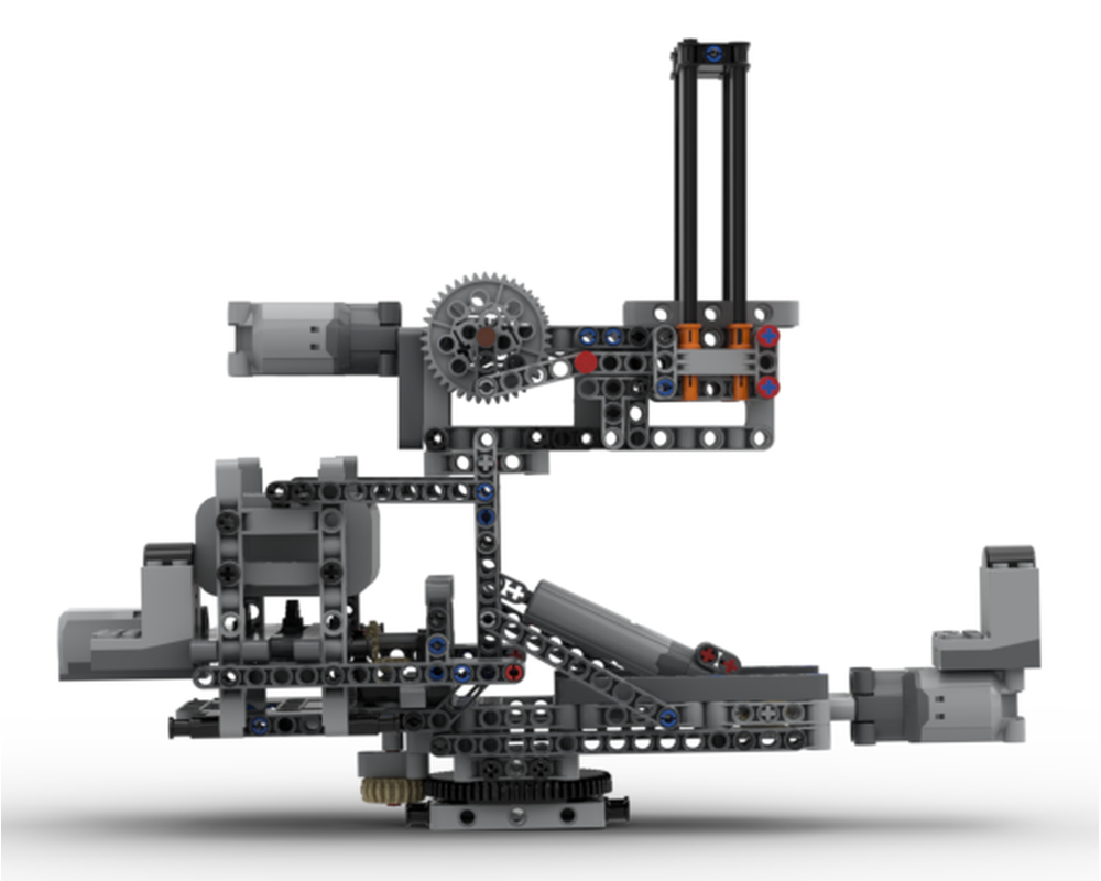 LEGO MOC Working Anti Aircraft Gun (IR Controlled) by JojoTheBuilder ...