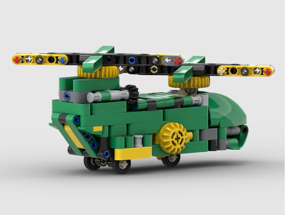 LEGO MOC-205604 Tandem Rotor Helicopter by Raptor9889 | Rebrickable ...