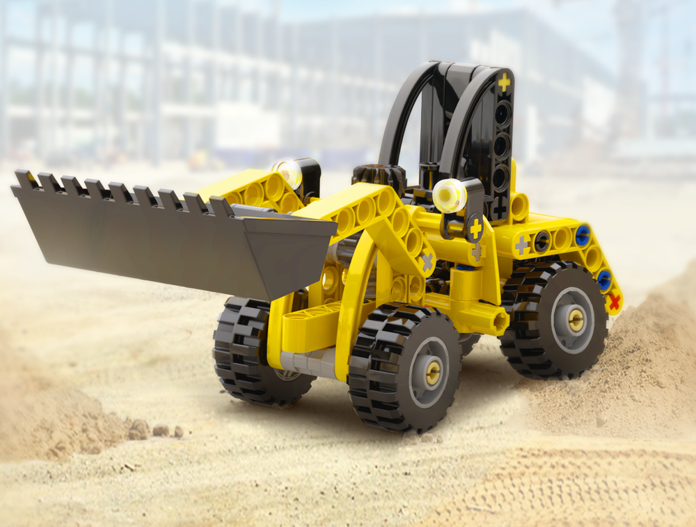 LEGO MOC 42197 Front Loader by mirrorbricks | Rebrickable