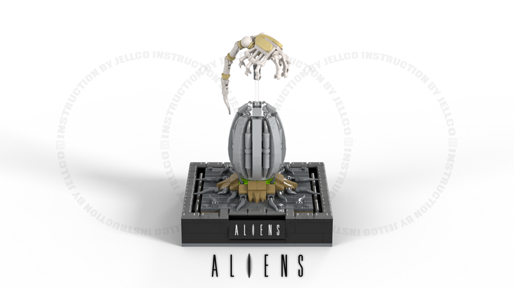 LEGO MOC-205784 Micro ALIENS Egg & Facehugger : Desktop Version by ...