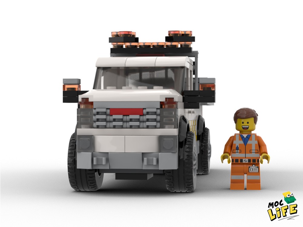 LEGO MOC GMC Sierra 1500 quad cab long bed roadside service by MocLife ...