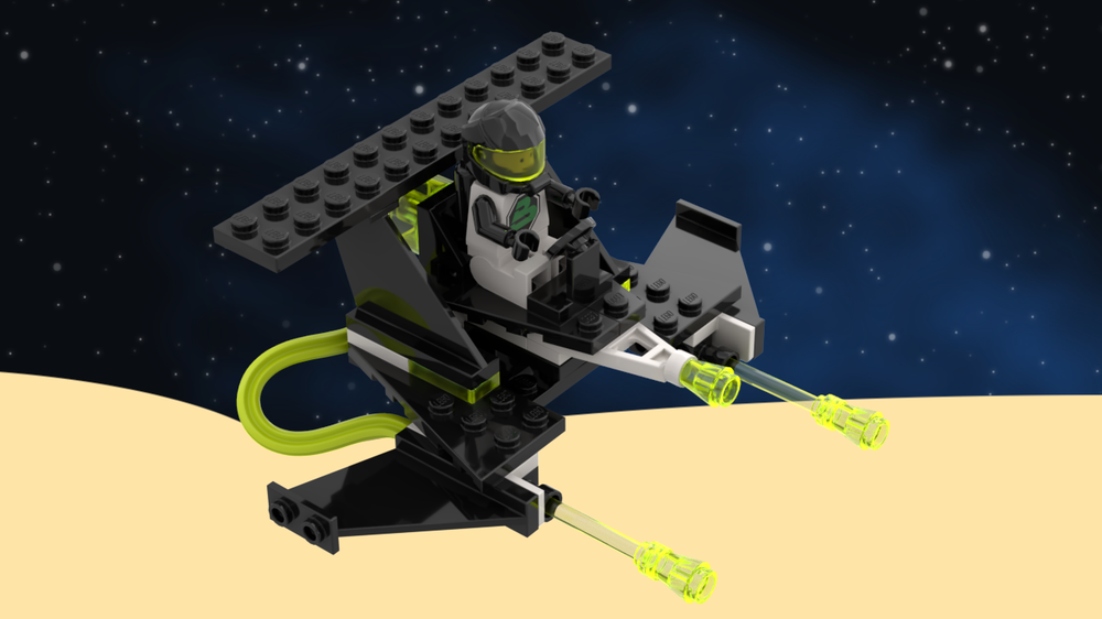 LEGO MOC-205822 Blacktron II: Tri-Scanner Rocket Sled MOC by watson ...