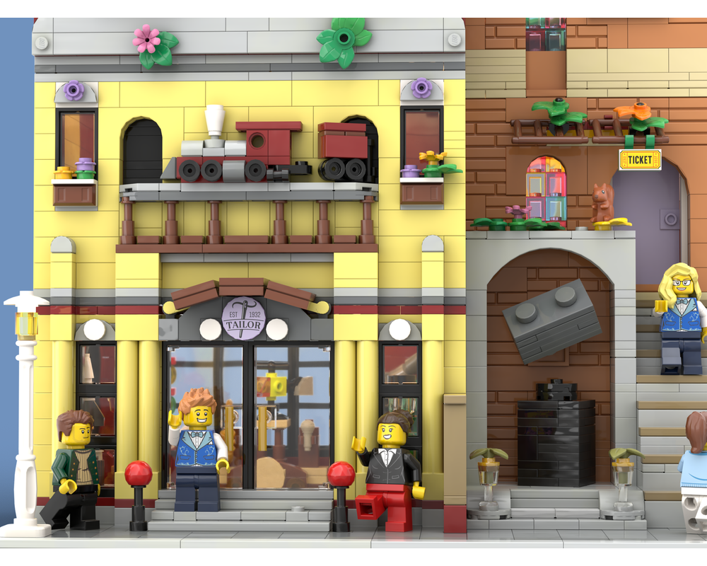 LEGO MOC Toy Shop and Cinema - Alternate Build of Jazz Club set 10312 ...