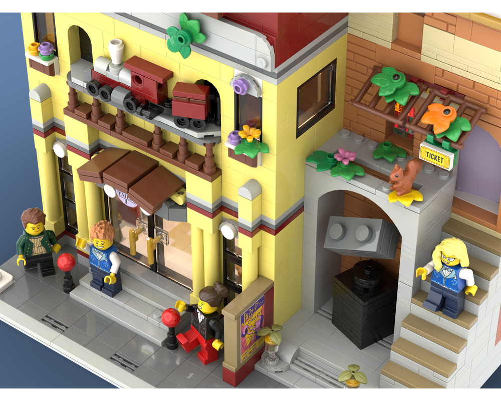 LEGO MOC Toy Shop and Cinema - Alternate Build of Jazz Club set 10312 ...