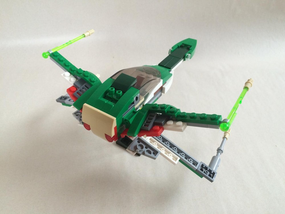 LEGO MOC The Riddler X-Mas X-Wing by plastic.ati | Rebrickable - Build ...