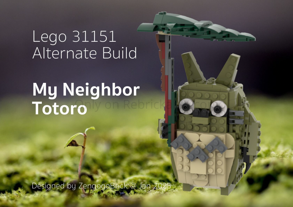 HOT Lego Ideas Totoro Lego Set Lego Totoro Moc MOC-61784