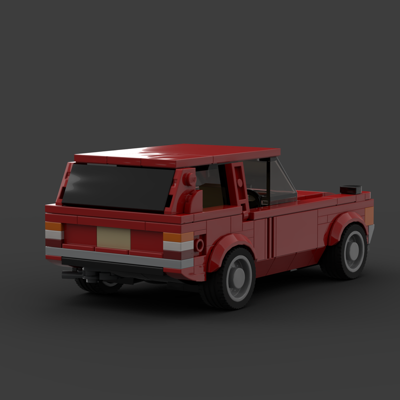 LEGO MOC Land Rover Range Rover 1970 (Red) by C.M.D | Rebrickable ...