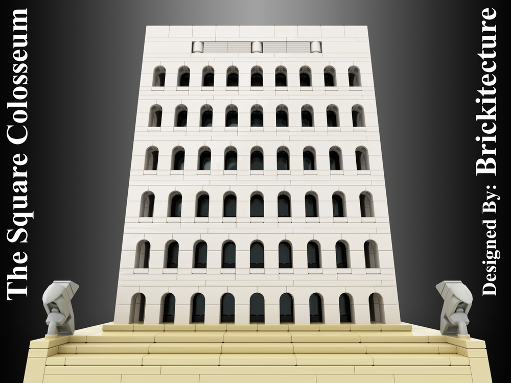 LEGO MOC The Square Colosseum (Palazzo della Civiltà Italiana) by ...