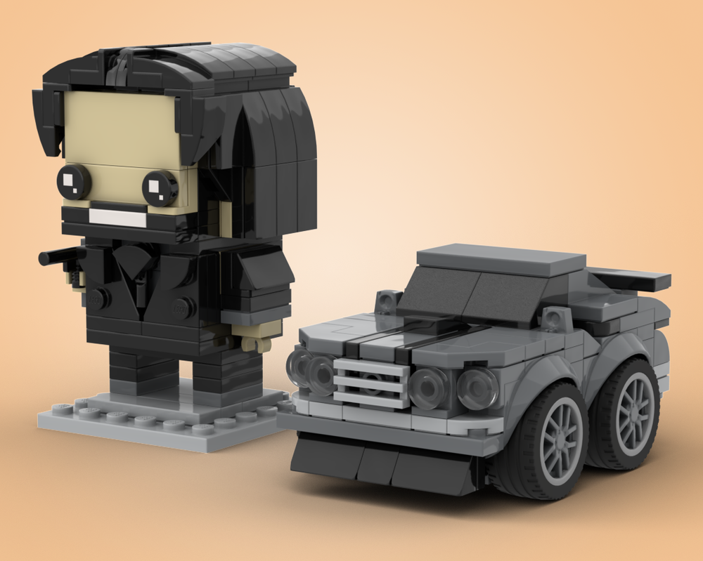 John Wick + Ford Mustang by abracada_brick