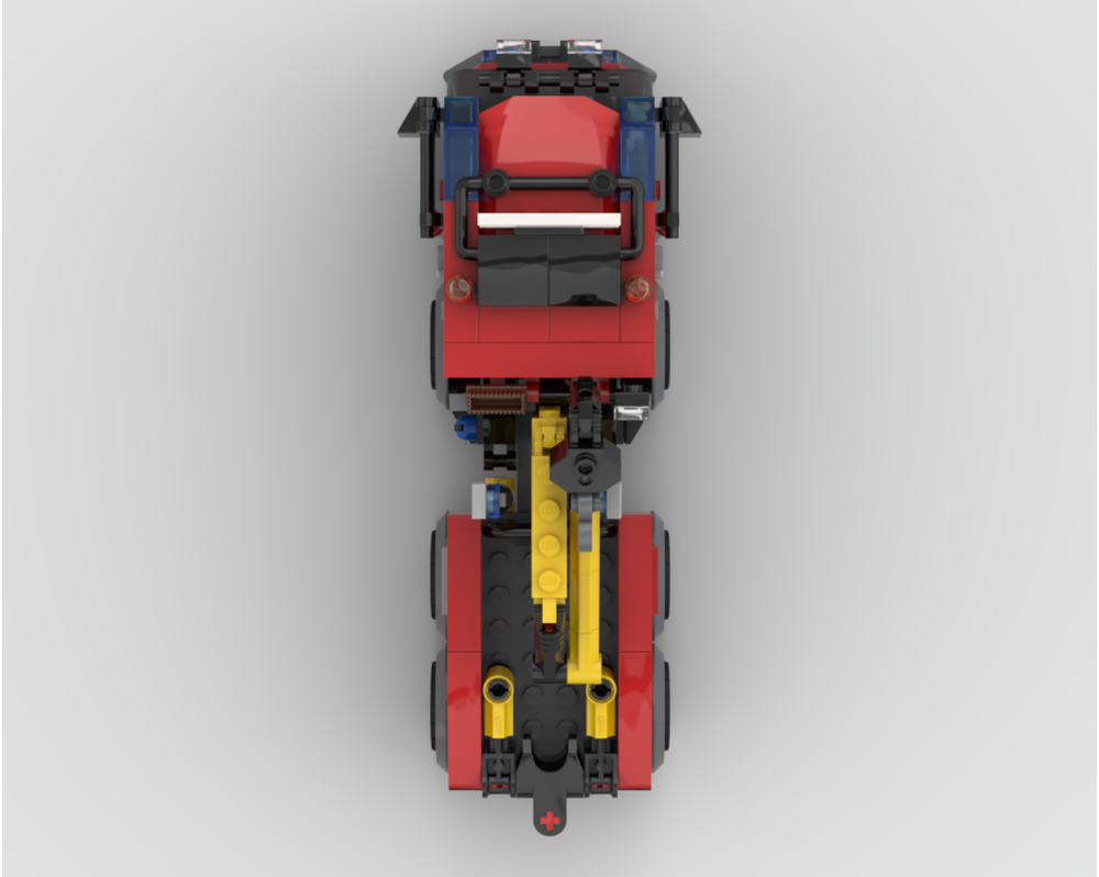 LEGO MOC Heavy Rescue Wrecker Fire Truck by reggieranger | Rebrickable ...