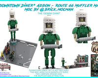 Downtown Diner Add On - Route 66 Muffler Man "Gemini Giant"