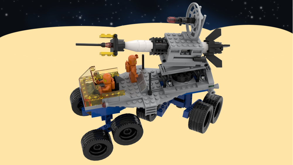 LEGO MOC-206109 Classic Space Reimagined: Mobile Rocket Transport 6950 ...