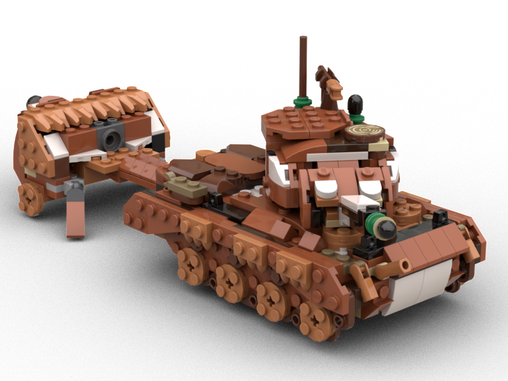 LEGO MOC 31154 Fox Tank & Trailer gun by CunningFox Designs ...