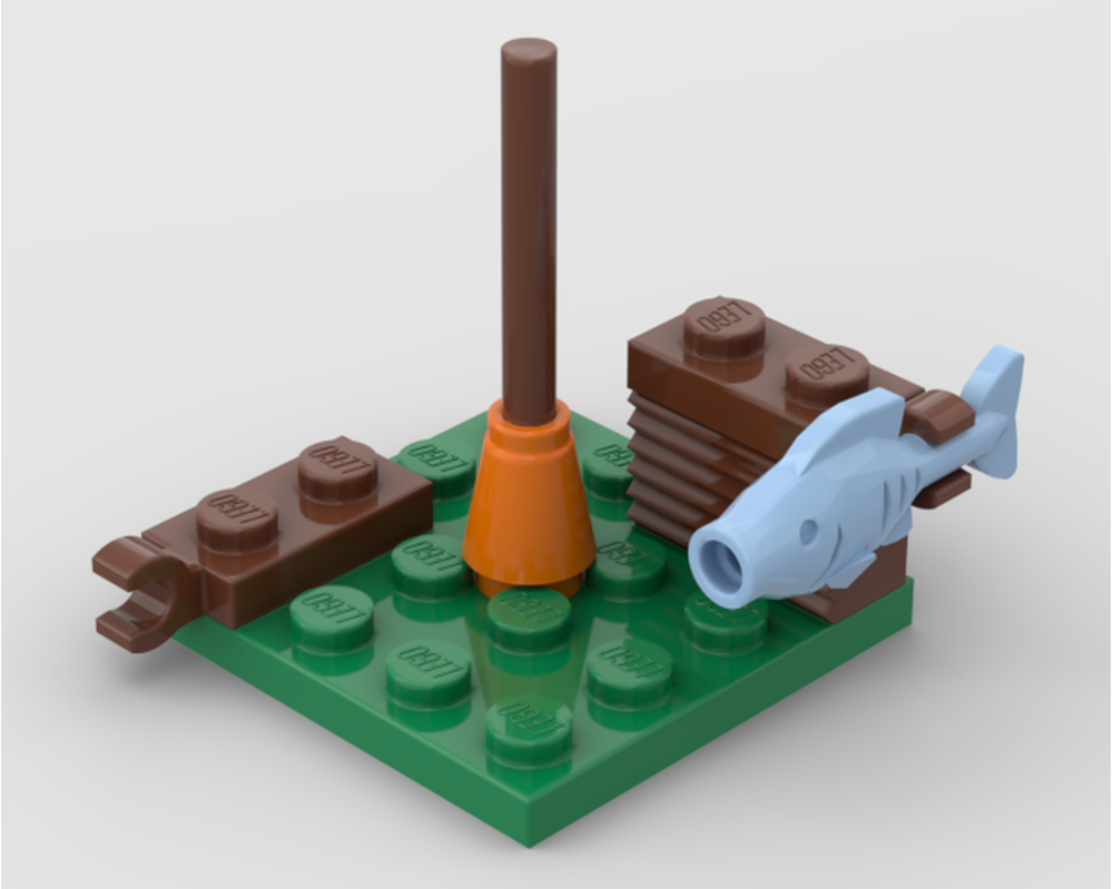 LEGO MOC-206368 11012 Banded Archerfish (Toxotes jaculatrix) by ...