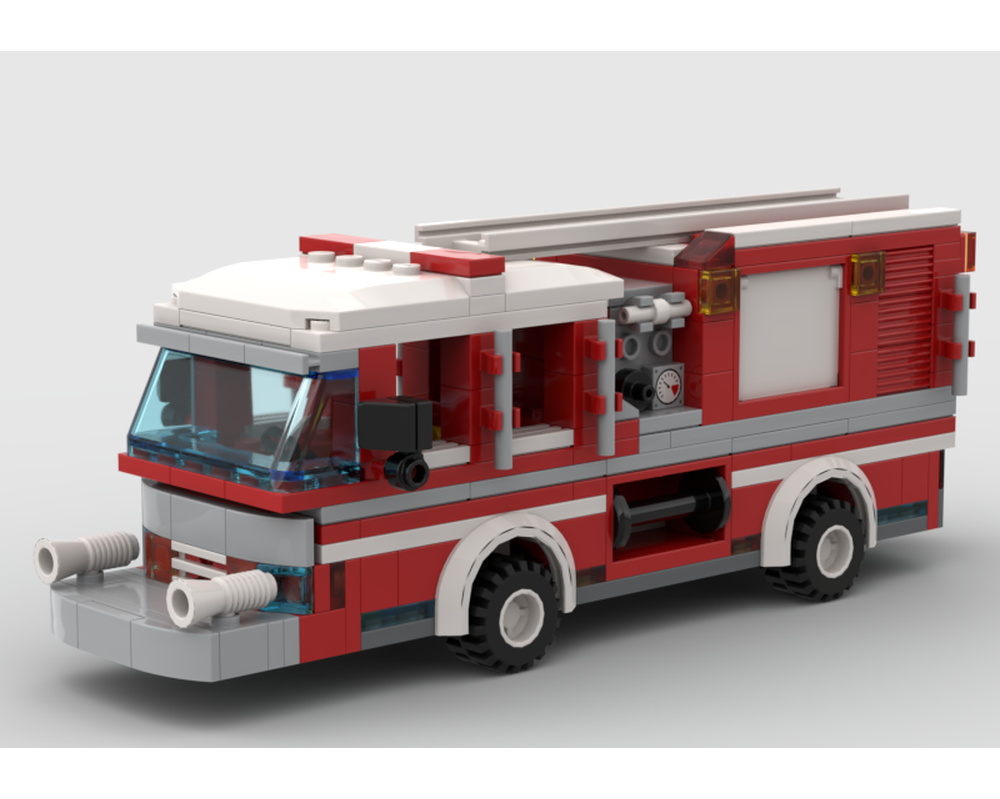 LEGO MOC-206413 Fire Truck - Engine Model by Ryanclegg12 | Rebrickable ...