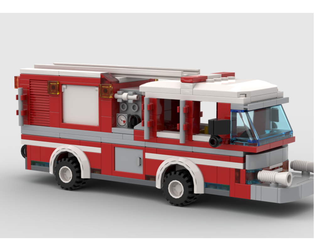 LEGO MOC-206413 Fire Truck - Engine Model by Ryanclegg12 | Rebrickable ...