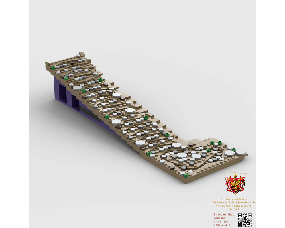 LEGO MOC-206447 Building 01 Castle Hohengeroldseck - Path between the ...
