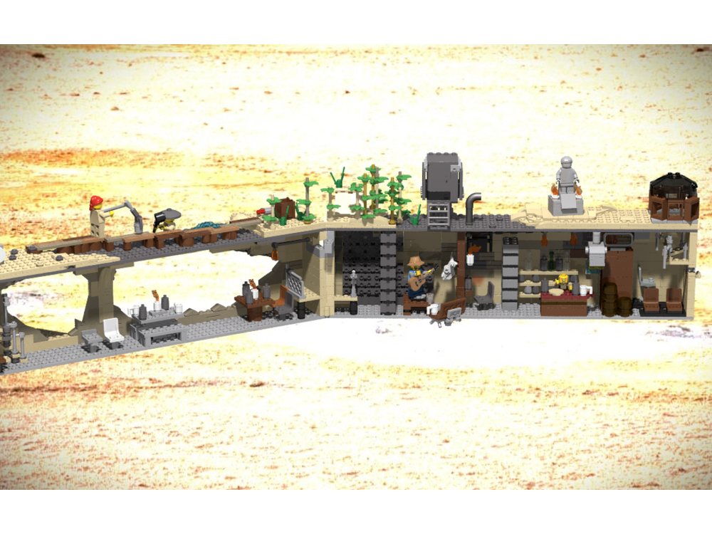 LEGO MOC Firefly Serenity, Mudder's Bar Shadowbox by Traitorbuilds ...