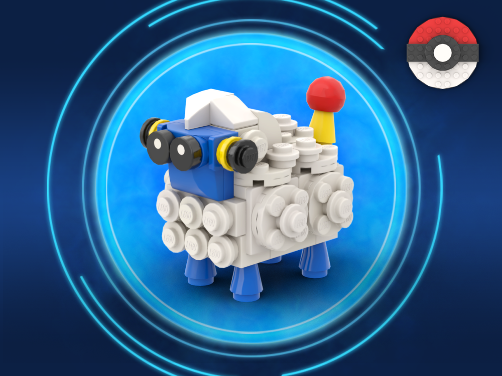 LEGO MOC-206512 Mareep - Pokemon by Agilinzzz | Rebrickable - Build ...