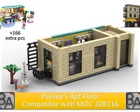 Paisley's Apt Floor - Compatible with MOC 208116