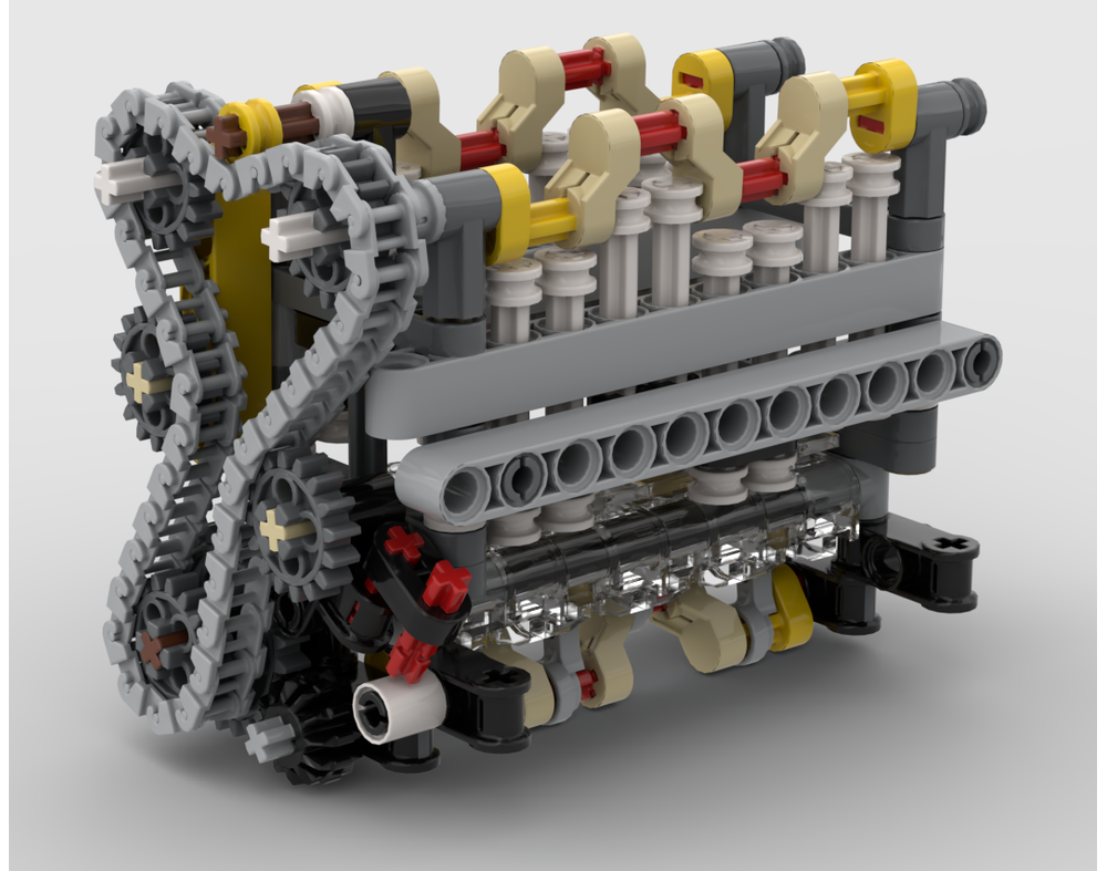 LEGO MOC-206552 camshaft engine by GeCo-GeaCreate | Rebrickable - Build ...