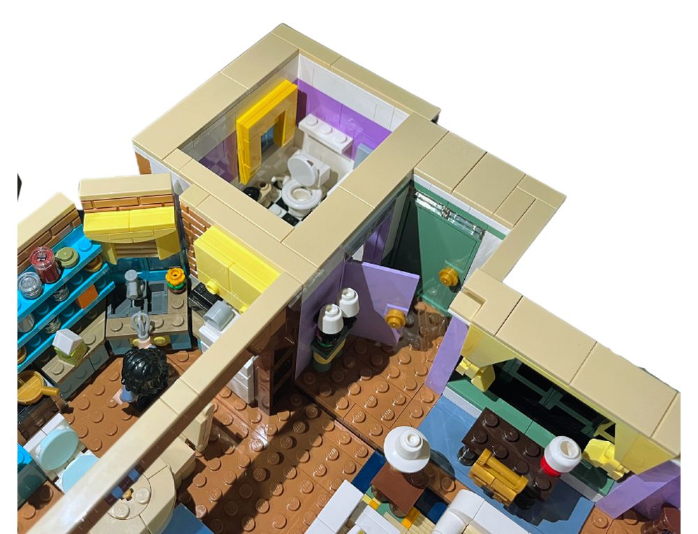 LEGO MOC-206581 TV Show FRIENDS - Bathroom add-on for original ...