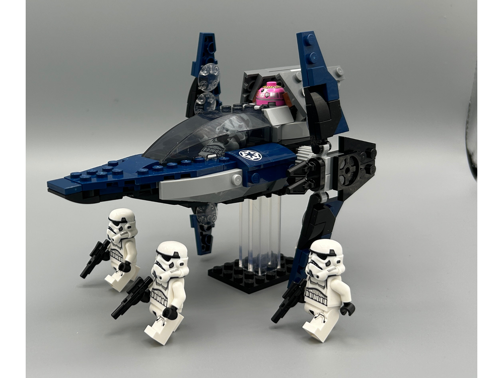 ココルル　改造 LEGO MOC Imperial V-Wing & Rebel Combat Speeder (40755 Alternative