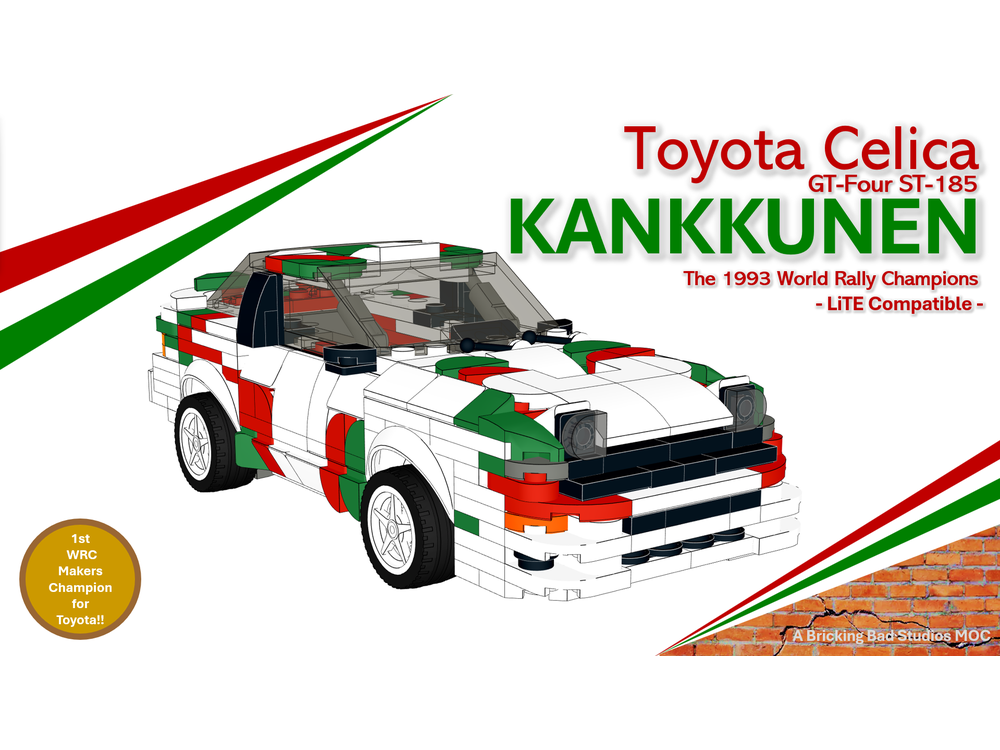 LEGO MOC-206845 Toyota Celica-KANKKUNEN's 1993 GT-Four (5th Gen/ST