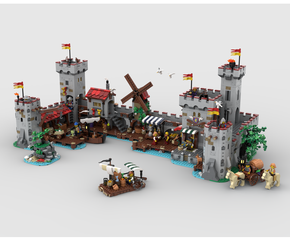 MOC-206939 Medieval Seaside Market Extra Modules