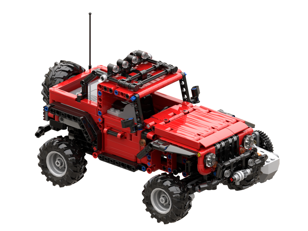 LEGO MOC Jeep Rally by bloco_de_ideias | Rebrickable - Build with LEGO
