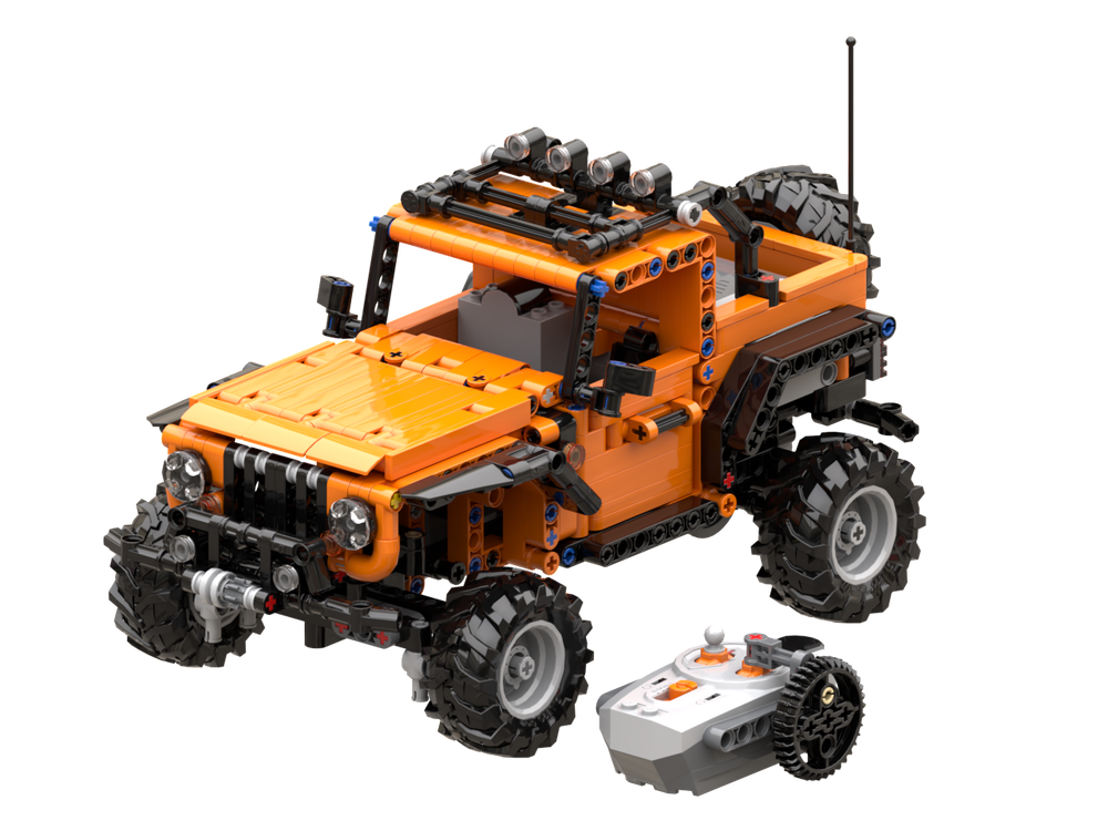 LEGO MOC Jeep Rally by bloco_de_ideias | Rebrickable - Build with LEGO