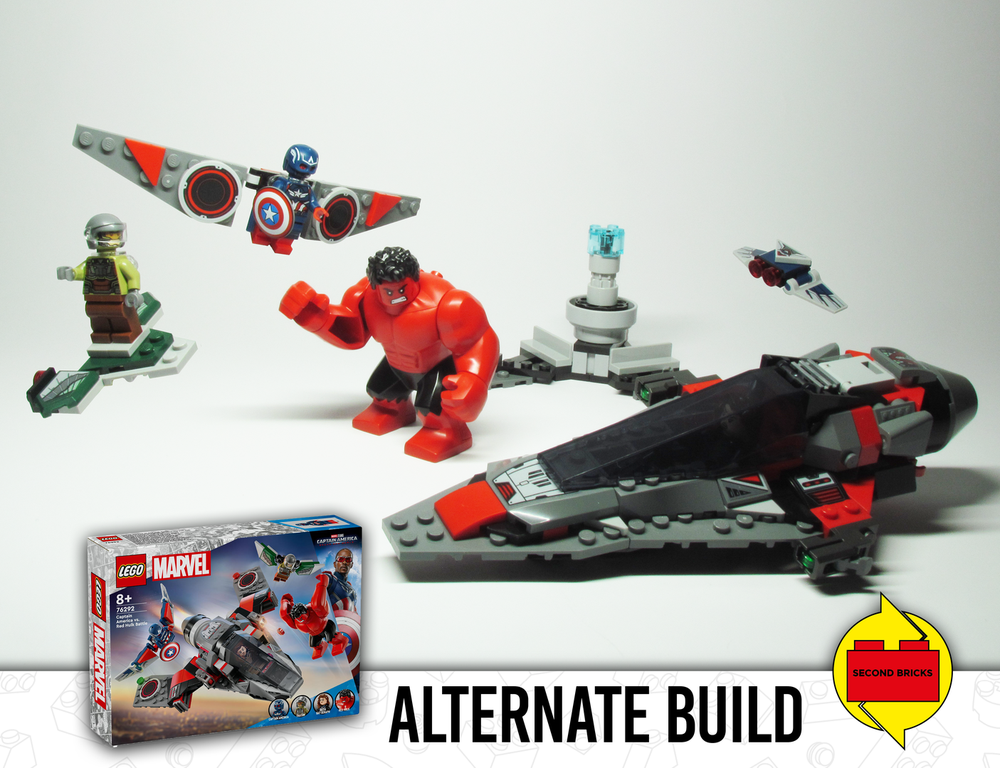 あんりページ LEGO MOC 76292-2: Red Hulk Harbor Battle by SecondBricks