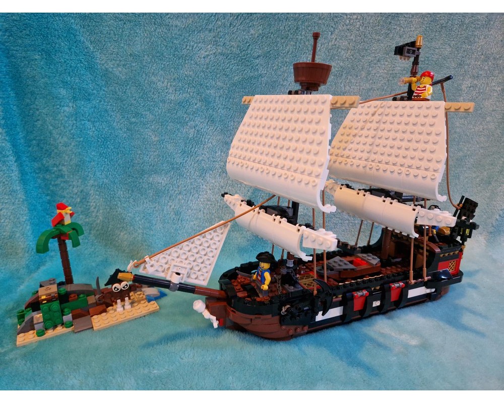 LEGO MOC Barely-Cuda Brig by Jappelsap98 | Rebrickable - Build